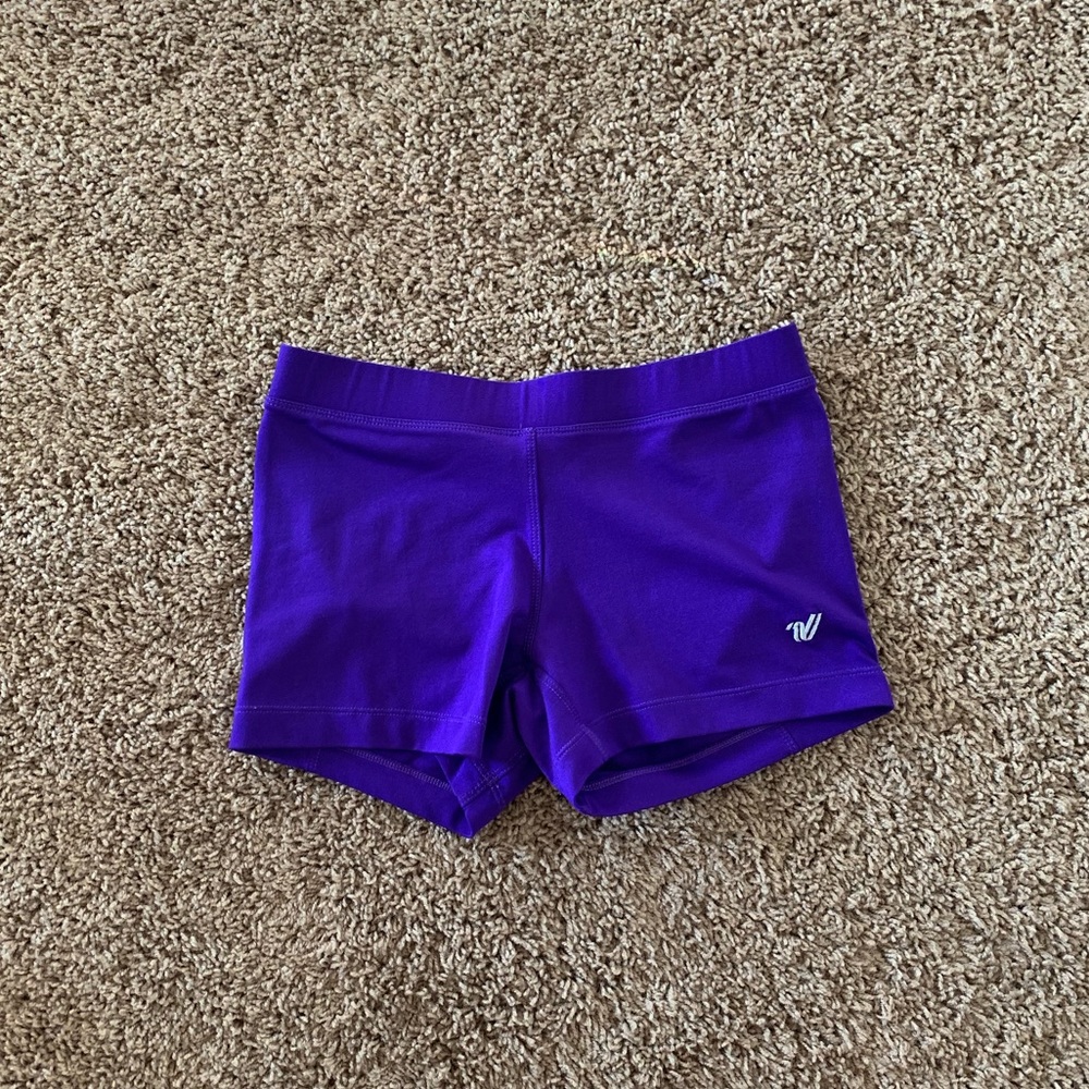 Varsity spandex shorts